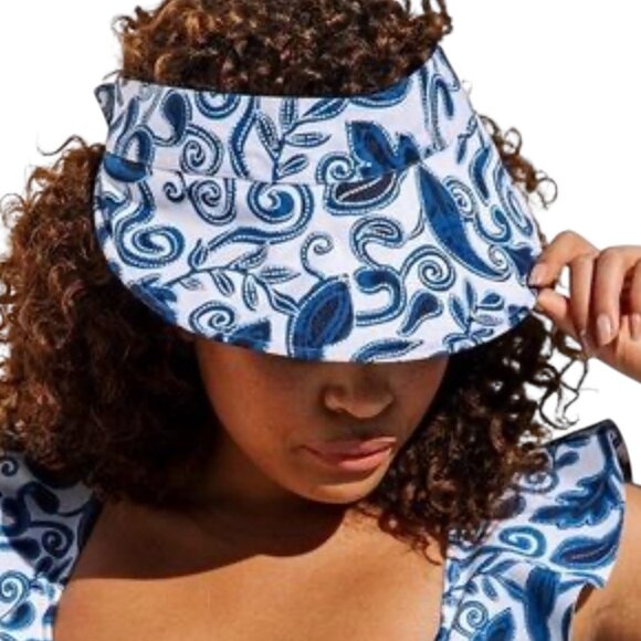 Cleobella Dottie Visor in Azeleujo Print NWT - Picture 1 of 6